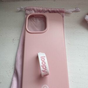 Pink Phone Case with Loop